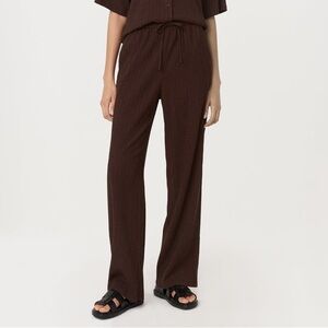 Frank & Oak Annie Textured Loose Pant